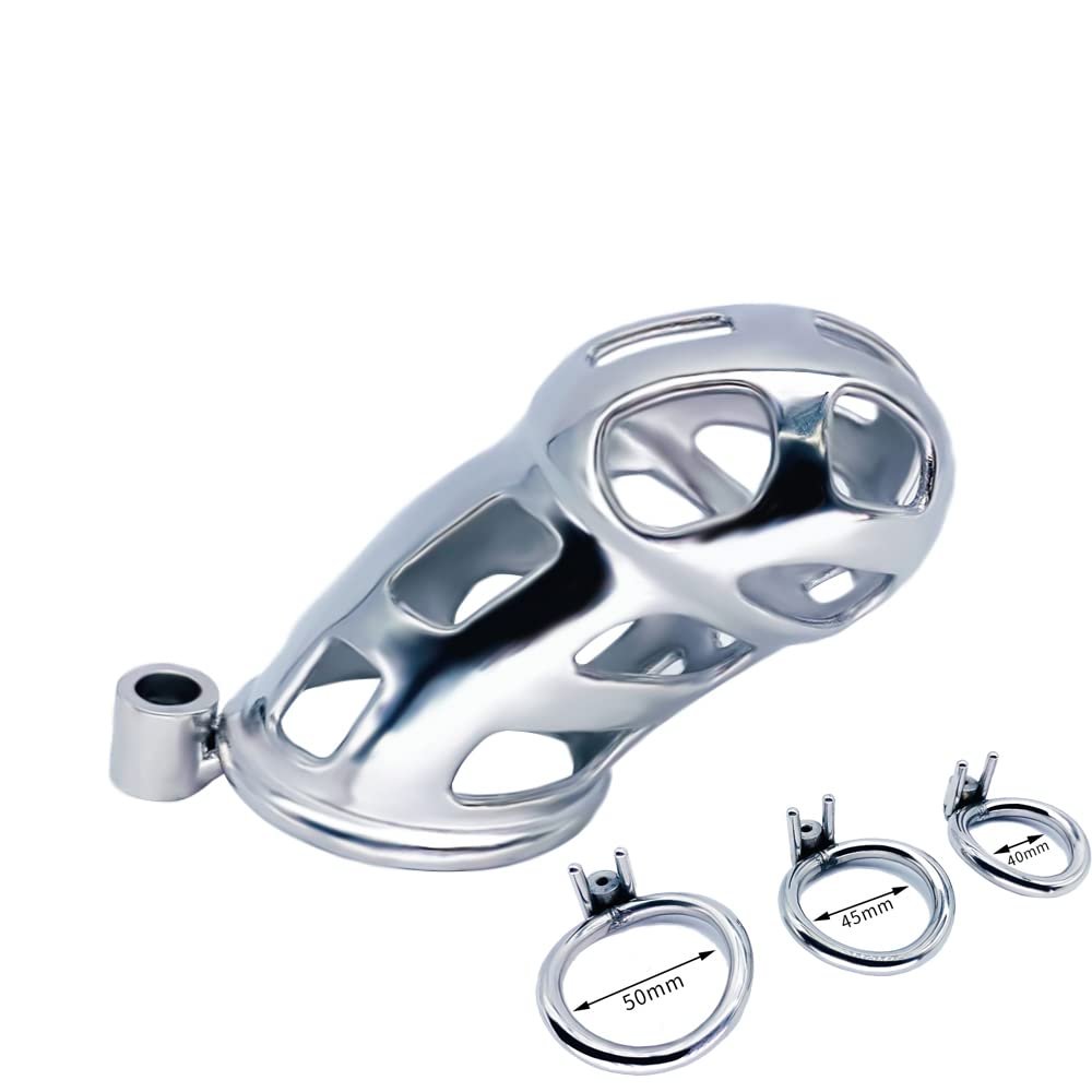 40 mm Stainless Steel Male Chastity Cage
