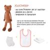Diaper Tricycle with 32 cm Teddy Bear Driver – Baby Gift/Newborn Diaper Cake, 42-Piece view 2