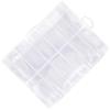 120 White Crystal-Shaped Artificial Nails view 1