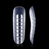 120 White Crystal-Shaped Artificial Nails view 3