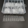 120 White Crystal-Shaped Artificial Nails view 4