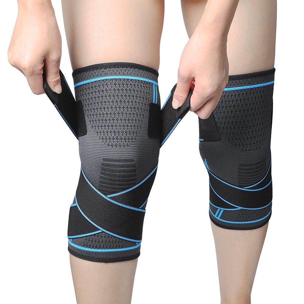 MILAIUN 2-Pack Knee Braces, Non-Slip Unisex Knee Support for Sports, 2XL