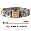 NITONAMI Dog Collar with Metal Buckle, Adjustable, Soft, Gray-Blue, XS view 2