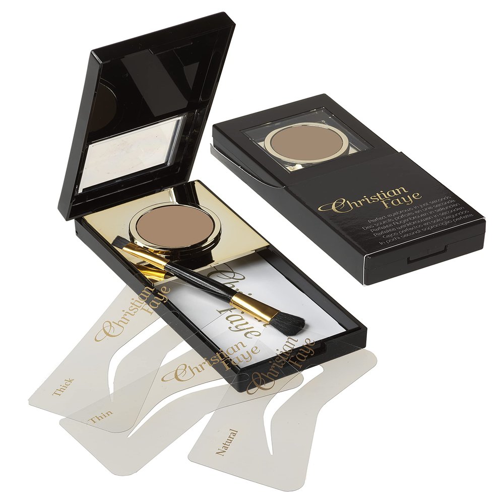 Christian Faye Semi-Permanent Waterproof Eyebrow Makeup, Dark Brown