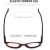 Xiaoki Blue-Light-Blocking Computer Reading Glasses, Large Square Frame, Purple, +2.0 view 4