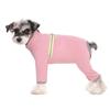 BT Bear Winter Coat for Small Dogs, Soft Fleece with Reflective Zipper, Pink, XL view 1