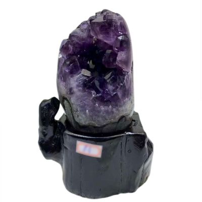 AADECOR Amethyst Crystal Geode Cluster, Raw Quartz Healing Crystal Druzy Mineral Specimen, 1 kg