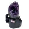 AADECOR Amethyst Crystal Geode Cluster, Raw Quartz Healing Crystal Druzy Mineral Specimen, 1 kg view 1