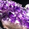 AADECOR Amethyst Crystal Geode Cluster, Raw Quartz Healing Crystal Druzy Mineral Specimen, 1 kg view 2