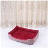 DAIHAN Washable Dog Bed, Non-Slip Dog Mat, Burgundy, XXL (90 x 68 x 16 cm) view 1