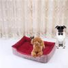 DAIHAN Washable Dog Bed, Non-Slip Dog Mat, Burgundy, XXL (90 x 68 x 16 cm) view 2