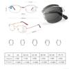 DIBAKO Foldable Bifocal Progressive Reading Glasses for Men, Photochromic, Blue-Light Filter, Pocket Case, Metallic, +3.50 view 4