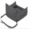 Dog Car Seat and Pet Bed, Graphite, 57 x 55 x 30 cm view 3