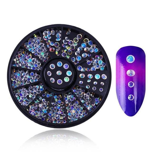 THCBD Nail Art Glitter Rhinestone Jewelry Stickers