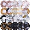 THCBD 2-Box Set Chameleon Nail Rhinestones, Glitter & Irregular 3D Pearls view 1