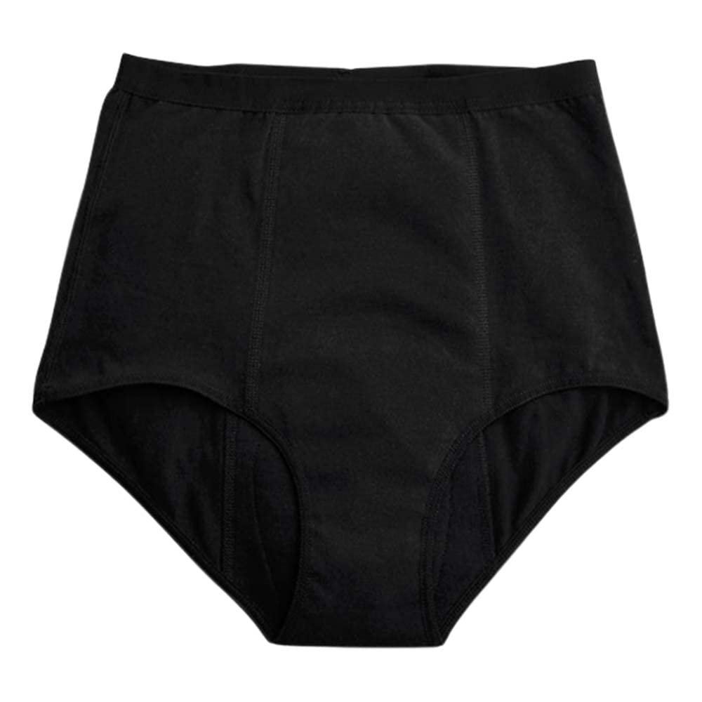 IMSEVIMSE High-Waist Period Underwear, Black, XS, Heavy Flow (3-Pack)