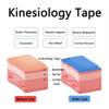 Kinesiology Tape, 5 m, 4 Rolls, Elastic Muscle Support Tape, Light Blue view 3