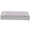 sunwes Silver Rectangular PU Leather Manicure Hand Rest view 1
