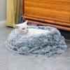 Koomuao Cat Sleeping Bag Bed, Warm Self-Warming Covered Cave, Brown view 3