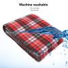 Luqeeg Washable Incontinence Bed Pad, 3-Layer Waterproof Cotton, 35.4 x 47.2 in view 3