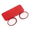 Reading Glasses +2.0 Diopters for Women and Men, Mini Nose-Clip Reading Aid view 1