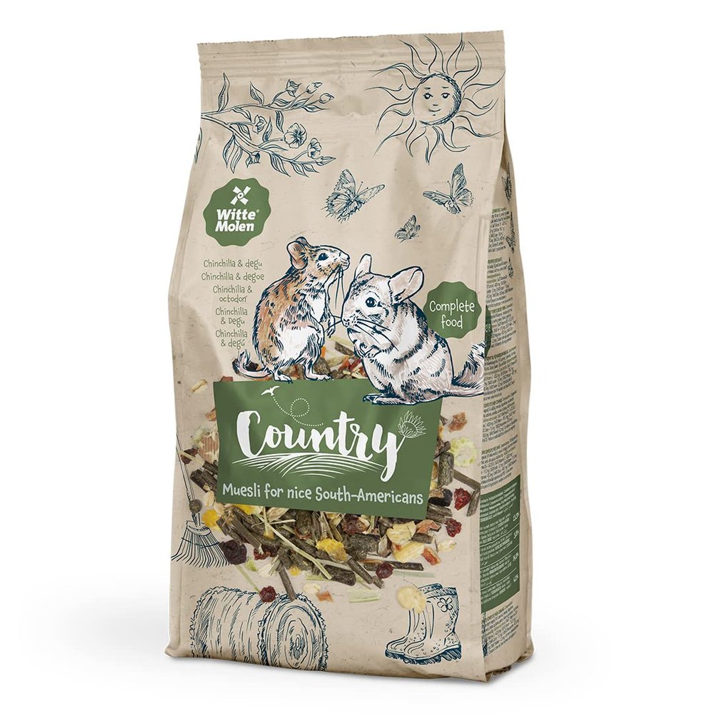 Witte Molen Country Chinchilla & Octodon 0.85 kg