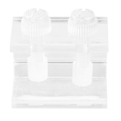 Mipcase 2-Piece Aquarium Background Clips, Transparent Adjustable Acrylic Clamps