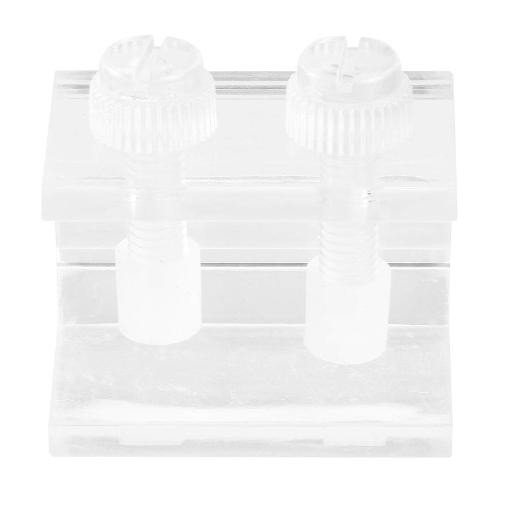 Mipcase 2-Piece Aquarium Background Clips, Transparent Adjustable Acrylic Clamps