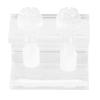 Mipcase 2-Piece Aquarium Background Clips, Transparent Adjustable Acrylic Clamps view 1