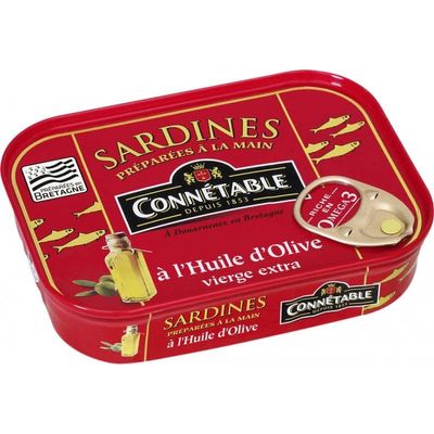 Connetable Sardines in Extra Virgin Olive Oil