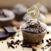 Initial S Cupcake Topper with Floral Wreath view 4