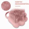 TIESOME Silicone Dog & Cat Bath Brush with Shampoo Dispenser view 2