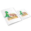 Mikalino Personalized Child Health Record & Vaccination Passport Cover Set, Cute Dinosaurs, 3-Piece, 7039_Dinosaurs view 2