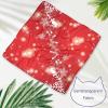 Snowy Christmas 2-Pack Bandanas for Dogs, Cats & Puppies view 4