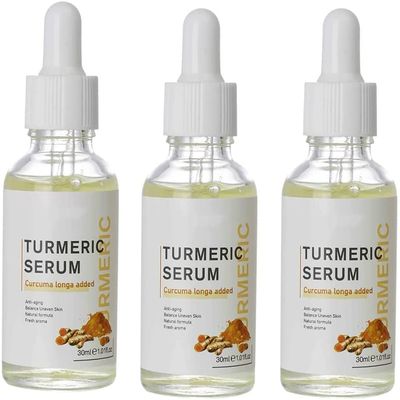 Turmeric Dark Spot Correcting Facial Serum, 3-Pack