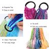 YAHUO Kids' Box-Braid Ponytail Hair Extension with Elastic Band view 4