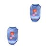 2 Sets of Striped Vests for Pets view 1