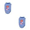 2 Sets of Striped Vests for Pets view 2