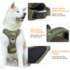 AnsonBoy Oxford Reflective Tactical Dog Harness, Yellow Camouflage, M view 2