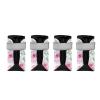 Suhoaziia Dog Shoes with Pink Rose Print for Winter view 1