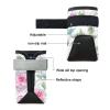 Suhoaziia Dog Shoes with Pink Rose Print for Winter view 4