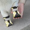 Suhoaziia Pineapple-Print Dog Shoes, Non-Slip Paw Protection view 3