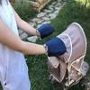Stroller Hand Muff for Children, Warm Merino Wool Lined, Universal Size, Blue view 3