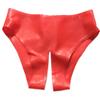 SUPERCH Sexy Latex Crotchless Panties view 2