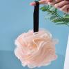 Light Pink Nylon Shower Sponge, 14 cm, Super Soft view 2