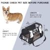 Black-and-White Skull Grim Reaper Pet Carrier, Soft-Sided, Foldable, Airline Approved view 3