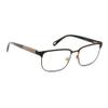 FOSSIL FOS 7146/G 0UH Black/Antique Gold Men's Eyeglass Frames, 54/17/140 view 3