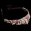 Nljihkure Crystal Tiara Crown for Women and Girls, Gold-Tone Metal Headband with Combs, 1 Pc view 2