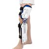 Universal ROM Hinged Knee Brace, Adjustable Postoperative Knee Stabilizer (Color: No Straps) view 1