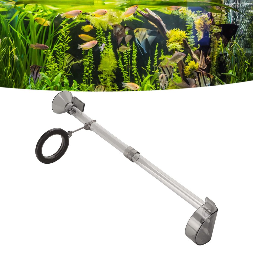 Shrimp Aquarium Feeding Tube with Multifunctional Feeding Ring